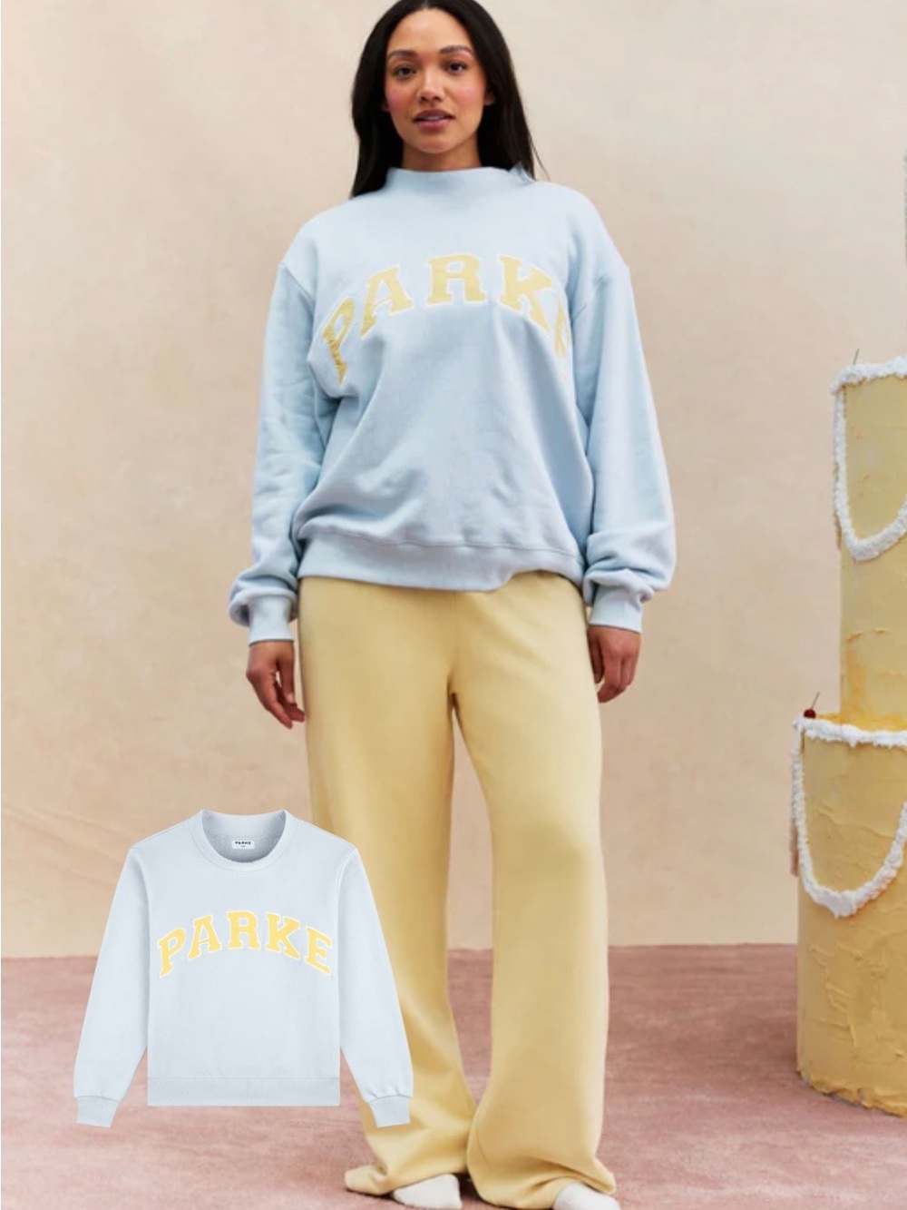 LATEST DROP! Parke Blueberry Lemonade Crewneck Sweater size S/M